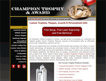 Tablet Screenshot of champion-trophy.com